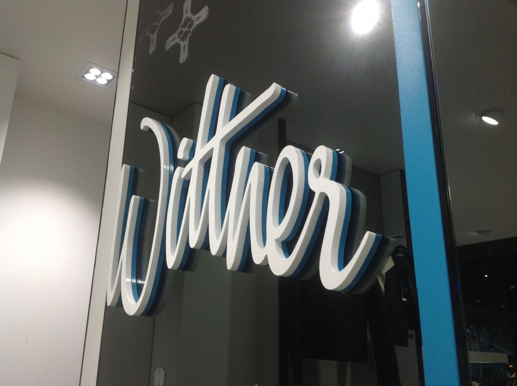 Laser Cut Letters to Glass (3D144)