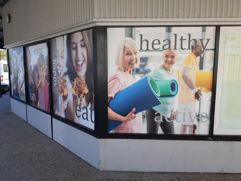 Shopping Centre window graphics (PG443)