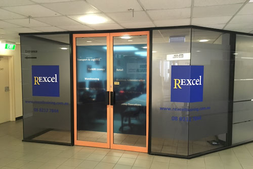 Frosted Glass Office Window Film Adelaide