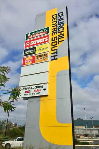 Adelaide Shopping Centre Pylon Signs